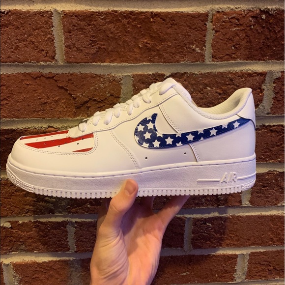 Red White & Blue Airforce 1 Low’s - Picture 5 of 5